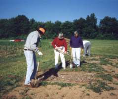 Digging for the pads