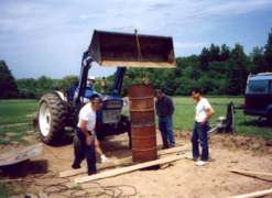 Setting the plinth form