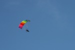 Light airplane  overhead